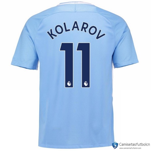 Camiseta Manchester City Primera equipo Kolarov 2017-18